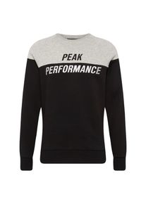 Peak Performance, Herren Sweatshirt 'M SEASCREW', Hellgrau / Schwarz