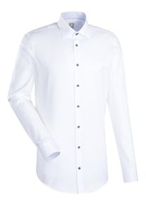 Jacques Britt, Herren City-Hemd ' Slim Fit ', Wei&szlig;