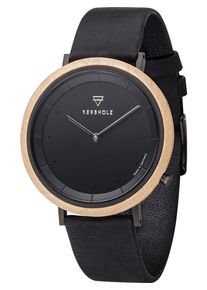 KERBHOLZ, Damen Uhr 'Slim', Hellbeige / Schwarz