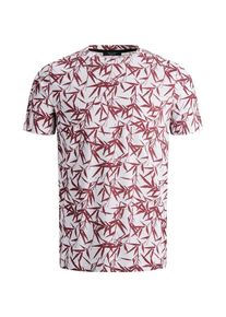 Jack & Jones JACK & JONES, Herren T-Shirt, Merlot / Weiß