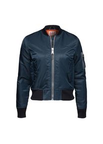 Schott NYC, Damen Bomberjacket, Blau / Dunkelblau