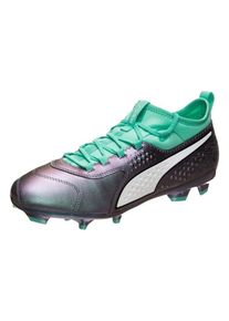 Puma, Herren Fußballschuh 'ONE 3 Illuminate FG', Türkis / Silbergrau