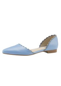 Heine, Damen Ballerina, Hellblau