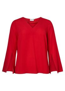 JUNAROSE, Damen Bluse, Rot