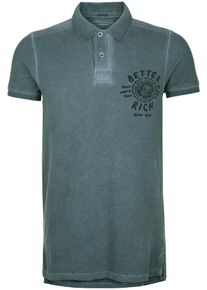 Better Rich, Herren Poloshirt UNIVERSITY, Gr&uuml;n / Schwarz