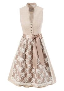 Marjo, Damen Dirndl kurz, Beige