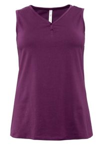 sheego Casual, Damen Tanktop, Beere
