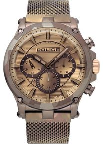 Police, Herren Uhr 'Taman, PL15920JSMBN.20MM', Hellbraun