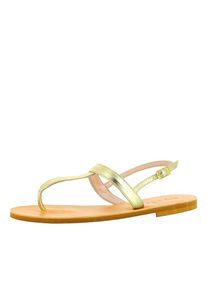 Evita, Damen Sandale, Gold