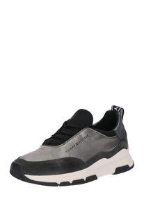 Tommy Hilfiger, Damen Sneaker 'COOL LEATHER DEBOSSED SNEAKER', Silber / Offwhite