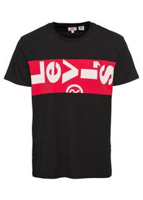 Levi's LEVI'S, Herren Shirt 'SSLTABTEE', Rot / Schwarz / Weiß