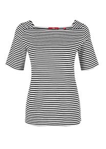 s.Oliver RED LABEL, Damen Shirt, Schwarz / Wei&szlig;