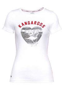 Kangaroos, Damen T-Shirt, Weiß