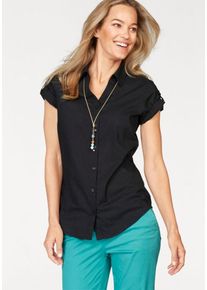 Boysen's BOYSEN'S, Damen Hemdbluse, Schwarz