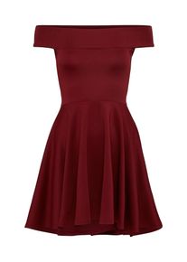 boohoo, Damen Kleid 'TAMSIN', Weinrot