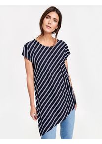 Gerry Weber, Damen T-Shirt, Nachtblau / Perlweiß