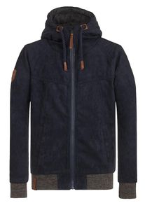 Naketano, Herren Jacke 'Muzzy Night Fever', Nachtblau / Greige