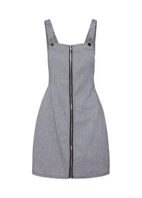 Missguided, Damen Latzrock 'DOGTOOH PINAFORE', Schwarz / Wei&szlig;