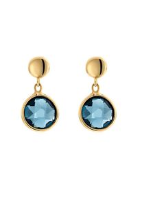Christ, Damen Ohrhänger '87482146', Blau / Gold
