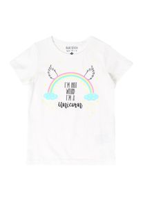 Blue Seven, M&auml;dchen Shirt 'kl Md RH', Mischfarben / Wei&szlig;