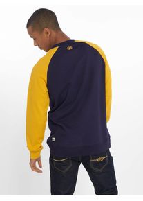 Ecko Unltd. Ecko Unlimited, Herren Sweatshirt, Blau / Gelbmeliert