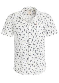 Khujo, Herren Hemd 'Sinco', Navy / Wei&szlig;