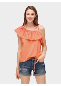 Tom Tailor Denim, Damen Bluse, Koralle