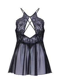 Hunkemöller Hunkemöller, Damen Babydoll 'Chardonnay', Schwarz