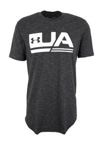 Under Armour, Herren Funktionsshirt 'Sportstyle', Anthrazit / Weiß