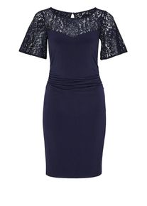 s.Oliver BLACK LABEL, Damen Jerseykleid, Nachtblau