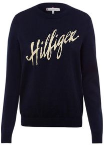 Tommy Hilfiger, Damen Pullover 'Kandace', Beige / Nachtblau