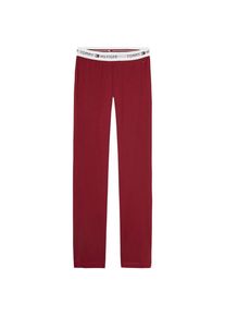 Tommy Hilfiger, Damen Hose &raquo;Cotton pant iconic fashion&laquo;, Dunkelrot