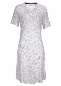 Schiesser, Damen Schlafshirt, Hellgrau