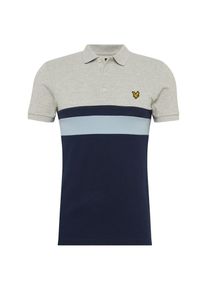 Lyle & Scott Lyle & Scott, Herren Poloshirt 'Yoke Stripe', Hellblau / Dunkelblau / Hellgrau