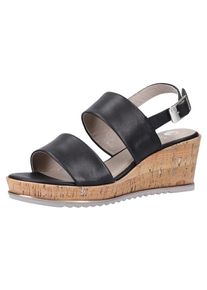 Be Natural, Damen Sandalen, Schwarz