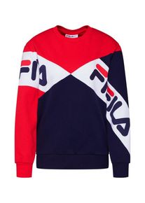 Fila, Damen Sweatshirt 'LIDIA BOYFRIEND FIT SWEAT', Rot / Schwarz / Wei&szlig;