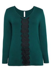 SheeGOTit, Damen Shirt, Dunkelgrün / Schwarz