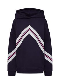Q/S Designed By, Damen Sweat-Hoodie, Nachtblau / Wei&szlig;
