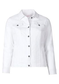 sheego, Damen Kurzjacke, Weiß