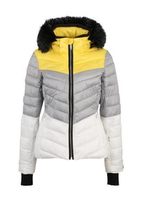 Killtec, Damen Skijacke 'Brinley', Gelb / Silbergrau / Wei&szlig;