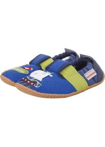 Giesswein, Hausschuhe 'Sarow', Blau / Apfel / Wei&szlig;