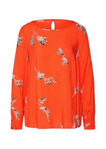 talkabout, Damen Bluse, Himmelblau / Dunkelorange