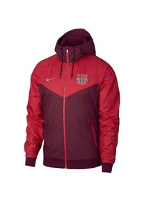 Nike, Herren 'FC Barcelona' Windbreaker, Hellrot / Dunkelrot