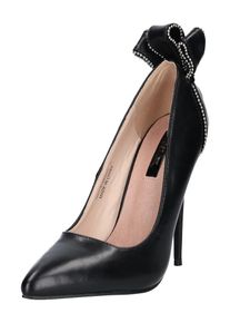 Lost Ink, Damen High Heels 'TABITHA PEARL BOW TRIM COURT', Schwarz