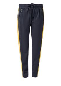 s.Oliver RED LABEL, Damen Jogpants, Nachtblau / Gelb