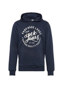 Jack & Jones JACK & JONES, Herren Sweatshirt 'ART MULLER', Dunkelblau / Weiß