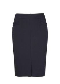 s.Oliver BLACK LABEL, Damen Skirt, Nachtblau