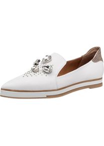Zinda, Damen Slipper, Braun / Wei&szlig;
