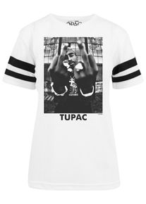 Merchcode, Damen Tee, Schwarz / Wei&szlig;