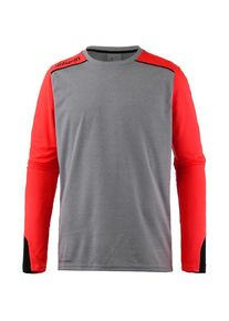 Uhlsport, Herren Torwarttrikot 'TOWER', Dunkelgrau / Rotmeliert